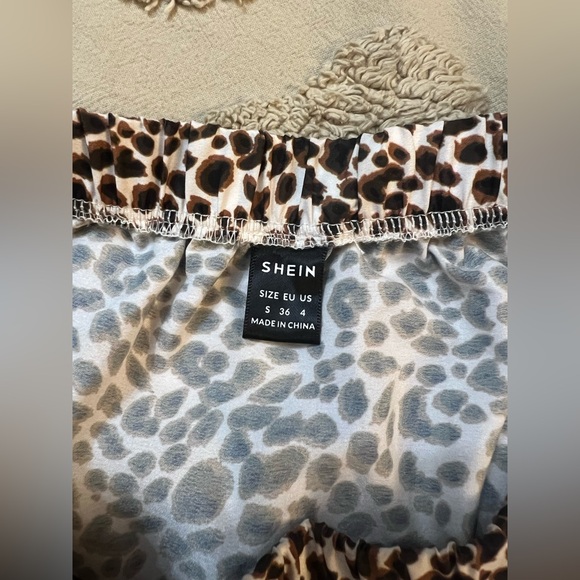 💥 2/$15!! 2-Pack Shein Midi Skirts – Leopard Print & Red Floral | Elastic Waist - Picture 7 of 7